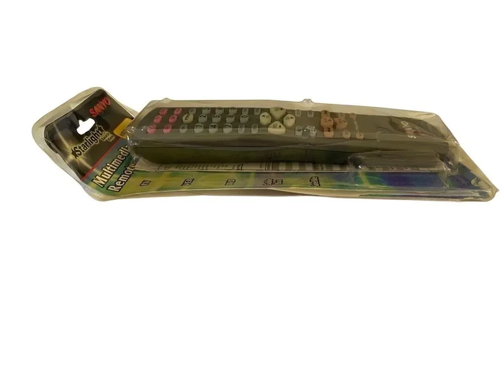 Sanyo Starlight Rmt U220 Multimedia Remote Backlit Keys Tv Media Replacement